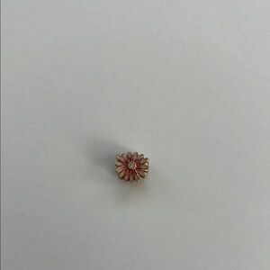 Pandora Pink and Gold Floral Brooch